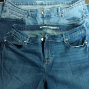 Old Navy jeans curvy/profile